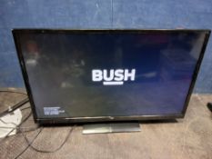 A BUSH DLED32165HDY 32in TV (no remote) (PAT passes and powers up, screen appears ok but can't