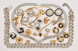 AN ASSORTMENT OF BRANDED COSTUME JEWELLERY, to include seven pairs of 'Grosse' clip on earrings, two