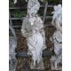 A WEATHERED CONCRETE FEMALE GARDEN STATUE, height 138cm Condition Report:appears in good - Image 1 of 4