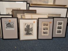 A LARGE AND ACCOMPLISHED WATER COLOUR TITLED 'DERBYSHIRE FARM' BY LOCAL NEWCASTLE ARTIST ANTHONY