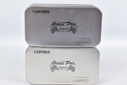 TWO CARTRIX GRAND PRIX LEGENDS SLOT CAR MODEL VEHICLES, Fangio Number 2 Maserati 250F G.P. Europe