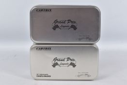 TWO CARTRIX GRAND PRIX LEGENDS SLOT CAR MODEL VEHICLES, a 1962 Dan Gurney Number 30 Porsche 804