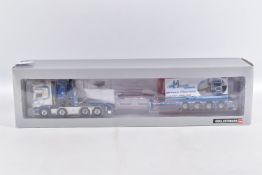 A BOXED 1/50 SCALE WSI MODELS HEUVEL MODEL TRUCK, L.A Van Der Heuvel Scania R 500, model number 01-