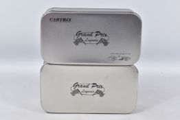 TWO CARTRIX GRAND PRIX LEGENDS SLOT CAR MODEL VEHICLES, 1955 Stirling Moss Number 6 Mercedes Benz