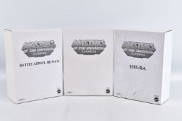 THREE SEALED BOXED 2009 MATTEL MASTERS OF THE UNIVERSE CLASSICS FIGURES, to include boxes titled