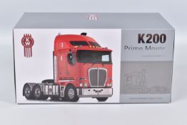 A BOXED 1:50 SCALE TWH COLLECTIBLES DRAKE KENWORTH PACCAR K200 PRIME MOVER MODEL, reference 01364