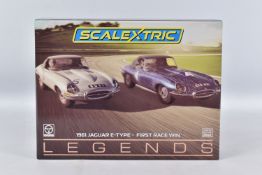 A BOXED SCALEXTRIC LEGENDS 1961 JAGUAR E-TYPE - FIRST RACE WIN SET, No.C4062A, limited edition No.