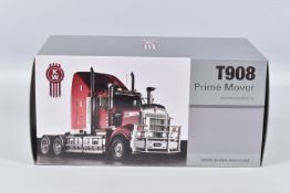 A BOXED 1:50 SCALE TWH COLLECTIBLES DRAKE KENWORTH PACCAR T908 PRIME MOVER MODEL, reference 01271,