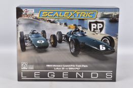 A BOXED SCALEXTRIC LEGENDS 1963 MONACO GRAND PRIX TWIN PACK, No.C4580A, limited edition No.932/