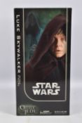 A BOXED 2006 SIDESHOW COLLECTIBLES ORDER OF THE JEDI 12 INCH LUKE SKYWALKER JEDI KNIGHT FIGURE,