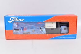 A BOXED TEKNO 1:50 SCALE COLLECTABLE MODEL TRUCK, Sneepels Scania Streamline trekker D-tec