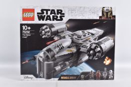 A BOXED AND SEALED STAR WARS THE RAZOR CREST LEGO SET, ref 75292, set is sealed in original