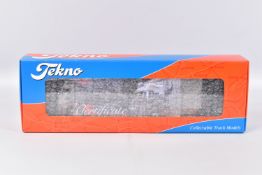 A BOXED TEKNO 1:50 SCALE COLLECTABLE MODEL TRUCK AND TRAILER, 52373, Holgersson numbered R3806z,
