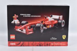 A BOXED AND SEALED MCLAREN MP4/4 & AYRTON SENNA LEGO ICONS SET, ref 10330, set is sealed in original