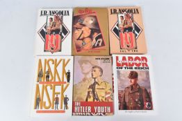 SIX VARIOUS BOOKS RELATING TO GERMANY AND ITS ARMY DURING WWII, the books include H.J. Volumes 1 & 2
