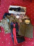 A QUANTITY OF HUNTING AND OUTDOOR PERSUIT CLOTHING, to include brands such as Stormkloth, Browning