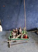 A COLLECTION OF VINTAGE BOTTLE JACKS, including six by Shelley and one by Dunlop with three handles
