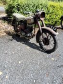 A 1940's BSA C11 MOTORCYCLE IDEAL FOR RESTORATION with a BSA engine stamped BC11G 14521, frame no.