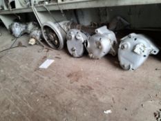EIGHT VINTAGE BRITISH MOTORCYCLE GEARBOXES, all untested but look fairly intact