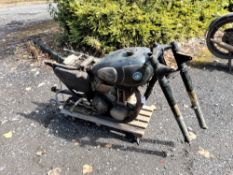 A 1959 AJS MODEL 18 MOTORBIKE, INCOMPLETE, IDEAL FOR RESTORATION, engine no. 59/18 132847, frame no.