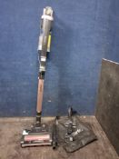 A SHARK STRATOS CORDLESS VACUUM CLEANER, with anti-hair wrap plus, two accessories, bag and charger,