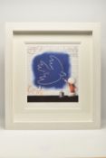 DOUG HYDE (BRITISH 1972) 'PEACE OF ART', a signed limited edition print depicting a figure