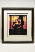 JACK VETTRIANO (SCOTTISH 1951-2025) 'WORDS OF WISDOM', a signed limited edition silkscreen print