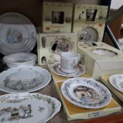 A COLLECTION OF ROYAL DOULTON 'BRAMBLY HEDGE' AND 'BUNNYKINS' ITEMS ETC to include four Royal