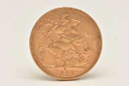 AN EDWARD VII FULL GOLD SOVEREIGN, dated 1902, Sydney mint, approximate diameter 22.0mm, approximate