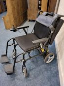 A DASHI MG LIGHTWEIGHT FOLDING ELECTRIC WHEELCHAIR with charger (PAT passed and working, but battery