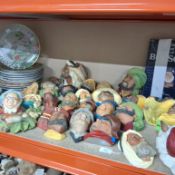 A COLLECTION OF BOSSONS WALL PLAQUES, BOOK AND COLLECTORS PLATES, comprising thirty Bossons
