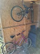 TWO MOUNTAIN BIKES comprising of a Concept Cape Fear with dual suspension, 18 speed Shimano gears,