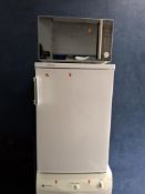 A HISENSE UNDER COUNTER FRIDGE and a Kenwood microwave (both PAT passed and working fridge at 2