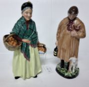 TWO ROYAL DOULTON FIGURES, comprising The Orange Lady HN1953 and The Shepherd HN1975 (2) Condition