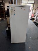 A PROLINE FS887 LARDER FREEZER (PAT passed and working at -19 degrees) Dimensions:60x60x142cm high
