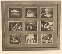 Paul Cezanne - 1914 - 'IMAGES AT SALON D'AUTOMNE DE 1904 - 9 SMALL IMAGES'