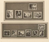 Paul Cezanne - 1914 - 'IMAGES AT SALON D'AUTOMNE DE 1904 - 12 SMALL IMAGES'