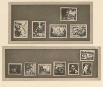 Paul Cezanne - 1914 - 'IMAGES AT SALON D'AUTOMNE DE 1904 - 12 SMALL IMAGES'