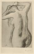 Edgar Degas - Sur Japon - 1918 - 'YOUNG NAKED WOMAN COMBING HER HAIR'