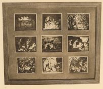 Paul Cezanne - 1914 - 'IMAGES AT SALON D'AUTOMNE DE 1904 - 9 SMALL IMAGES'