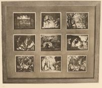Paul Cezanne - 1914 - 'IMAGES AT SALON D'AUTOMNE DE 1904 - 9 SMALL IMAGES'