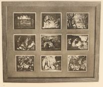 Paul Cezanne - 1914 - 'IMAGES AT SALON D'AUTOMNE DE 1904 - 9 SMALL IMAGES'