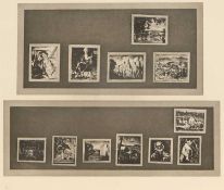 Paul Cezanne - 1914 - 'IMAGES AT SALON D'AUTOMNE DE 1904 - 12 SMALL IMAGES'