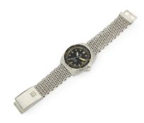 Omega. A stainless steel automatic calendar bracelet diving watch  Omega 120, 'Baby Ploprof', Cir...