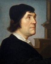 After Hans Holbein the Younger,  German / English 1497/98-1543-  Portrait of John Poyntz (c.1485...