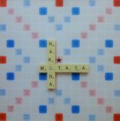 SAMMY ADAMS (born 1977) British (AR), Hakuna Mutata, Scrabble board, print, signed and dated 2015,