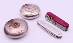 Two tobacco tins,