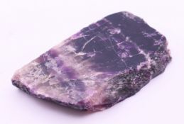 A mineral specimen possibly Blue John. 8.5 cm long.