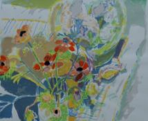 JANE STROTHER (Contemporary) British (AR), Anemones and Amarettis, artist's proof, signed,
