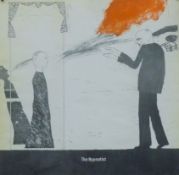 DAVID HOCKNEY (born 1937) British (AR), The Hypnotist, print, dated '63, glazed.
